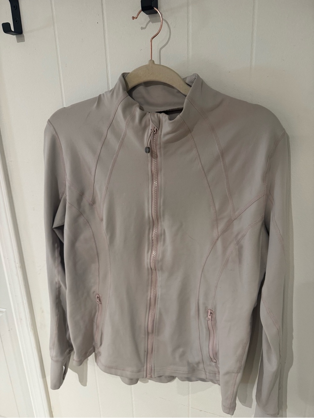 Light Pink Women's Zip-Up Jacket